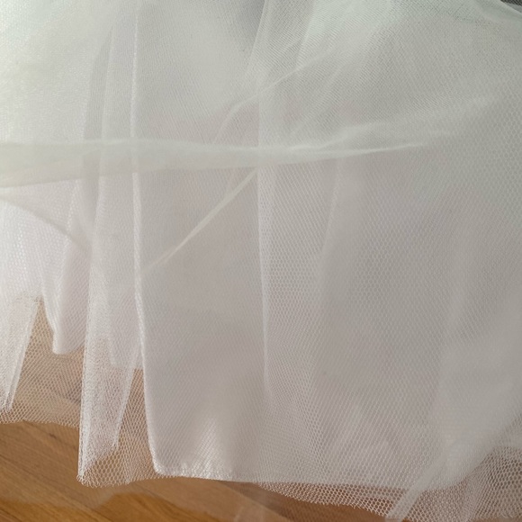 White/Off-white Tulle Skirt - Picture 4 of 4